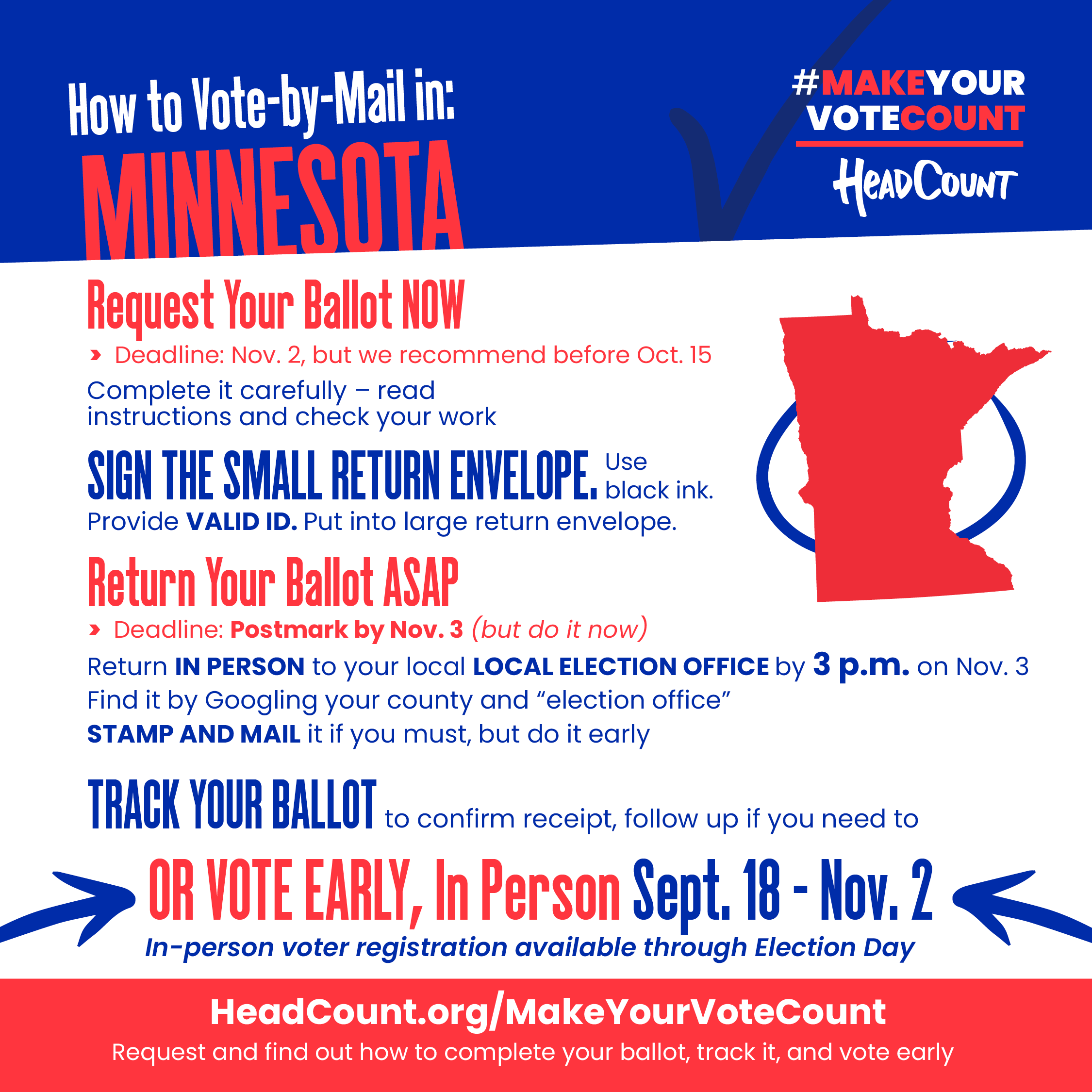 Make Your Vote Count - HeadCount